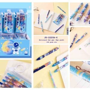 Astronaut Gel Pens (Pack of 6 pens)