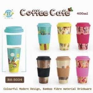Bamboo Fibre Coffee Mug/ Tumbler (400 ML)