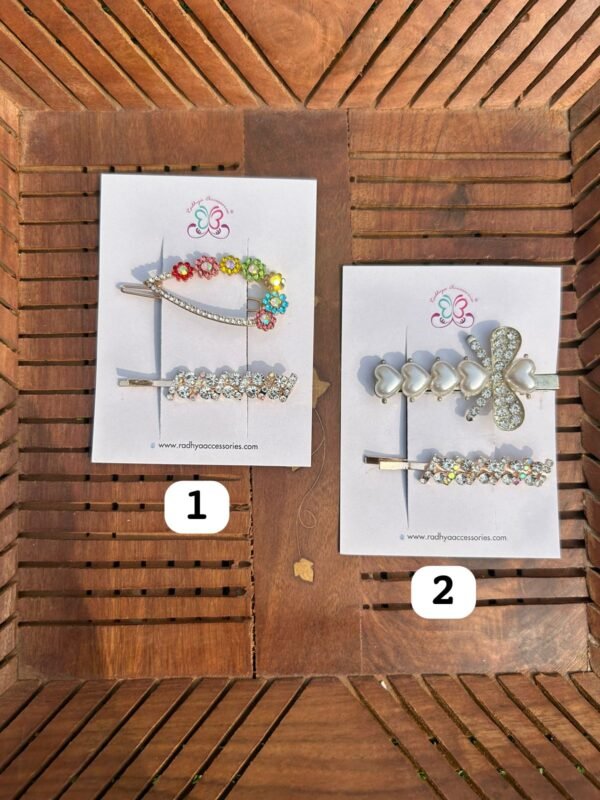 Exclusive Hair Clips Combo Card