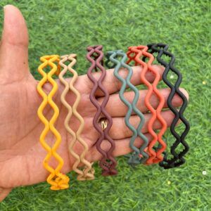 Dual Zigzag Matte Hairband