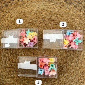 Colorful Velvet Hair Claws Box (15 pcs)