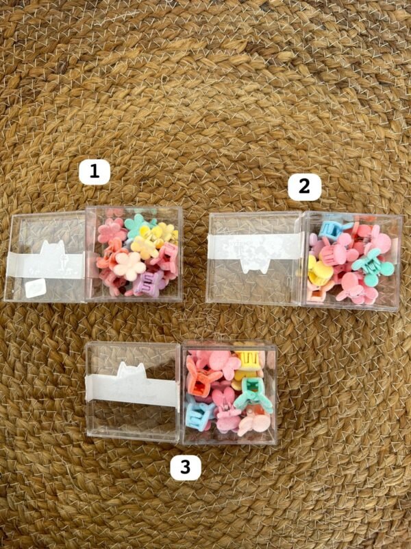 Colorful Velvet Hair Claws Box (15 pcs)