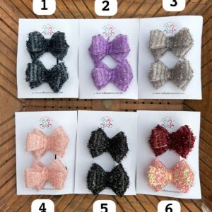 Premium Bow Clip Pair