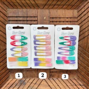 Multicolor Tictac Bobby Pins Combo