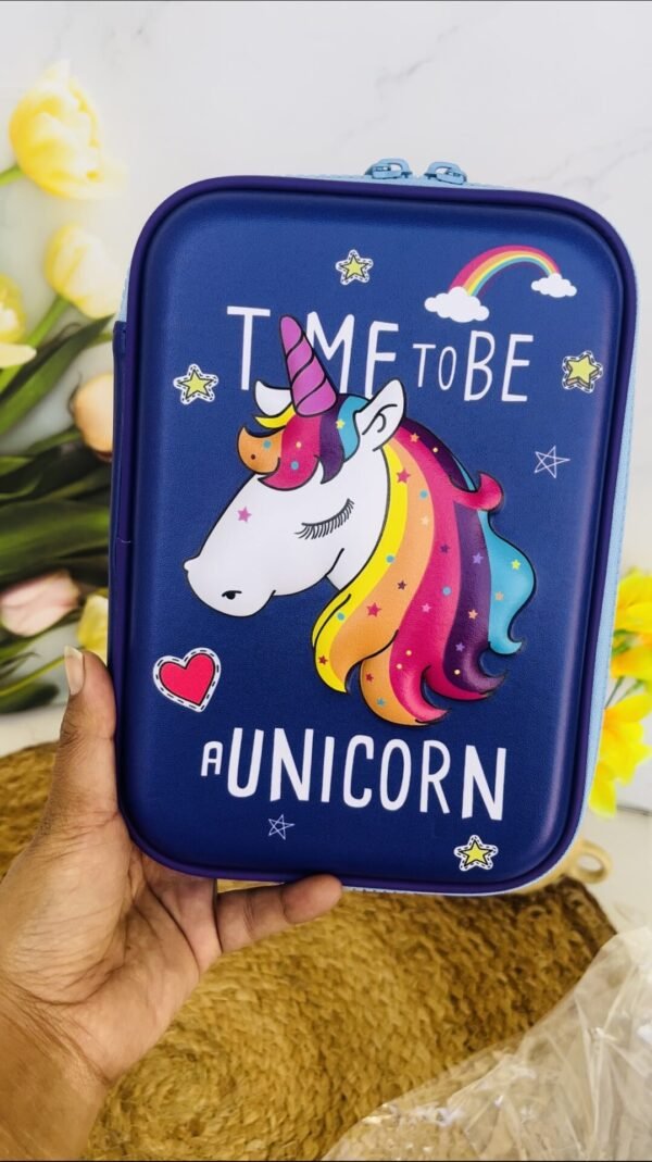 Purple Unicorn Hard Case/ Organiser