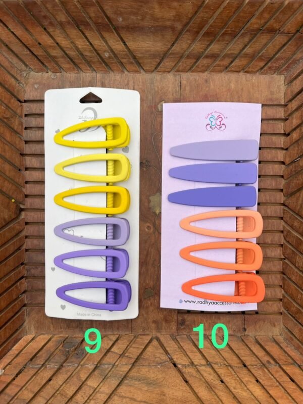 New Matte Hair Clips Combo Card - Image 4