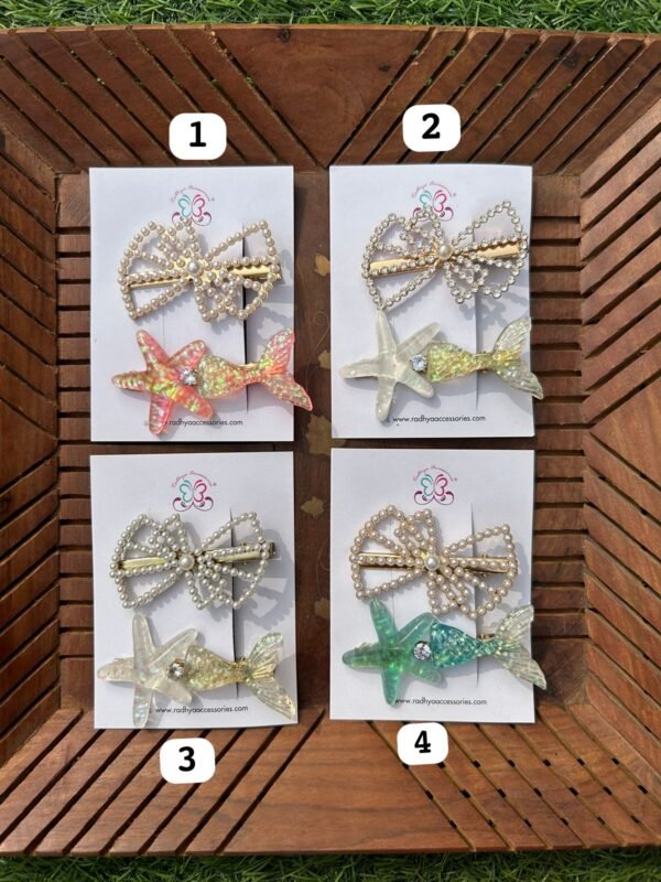 Adorable Hair Clip Combo Card