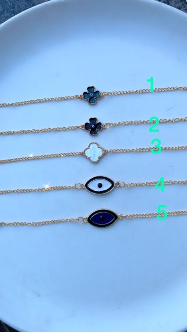 Anti Tarnish Evil Eye Bracelet