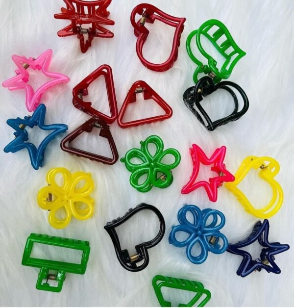 Assorted Acryclic Clawclip (Set of 2) - Image 3