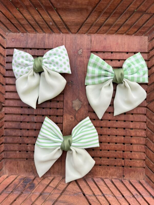 Assorted Patterened Bow Clips - Image 3