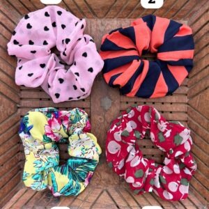 Printed Scrunchies