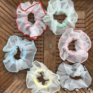 Jumbo Frilled Scrunchy (Set of 2)