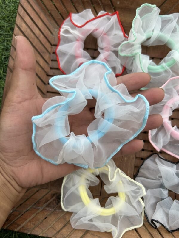 Jumbo Frilled Scrunchy (Set of 2) - Image 2