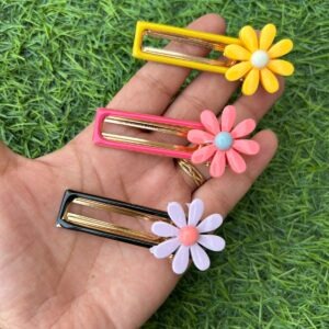 Flower Metal Hair Clip