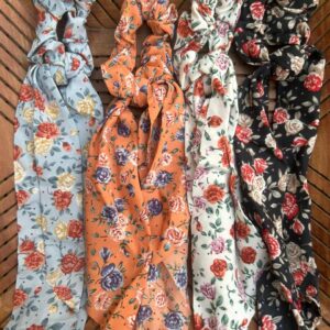 Floral Tail Scrunchy