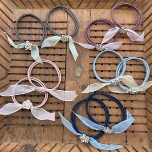 Cute Bow Rubberband Pair