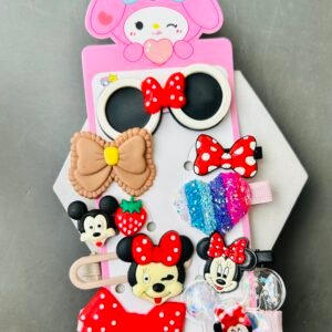 Cartoon Kids Hair Clips Card