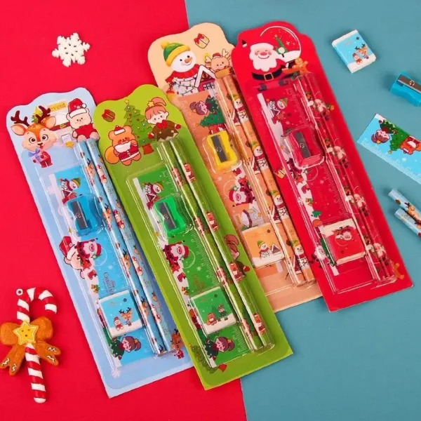 Christmas theme 5 pcs Stationery Set