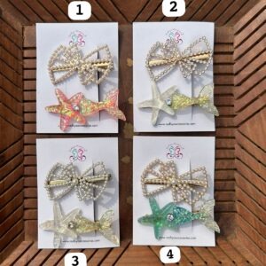 Adorable Hair Clip Combo Card