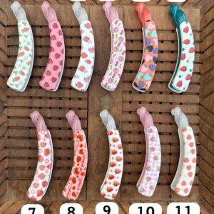 Strawberry print Honey Banana Clip (8 cm)