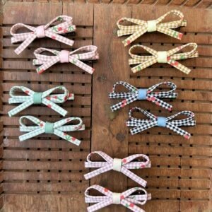 Cute Knot Bow Clip Pair