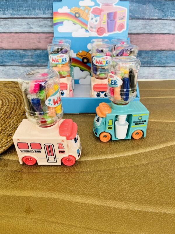 Cute Car/ Bus Water Dispenser with Clay