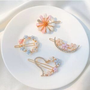 Premium Colorful Hair Clips Card