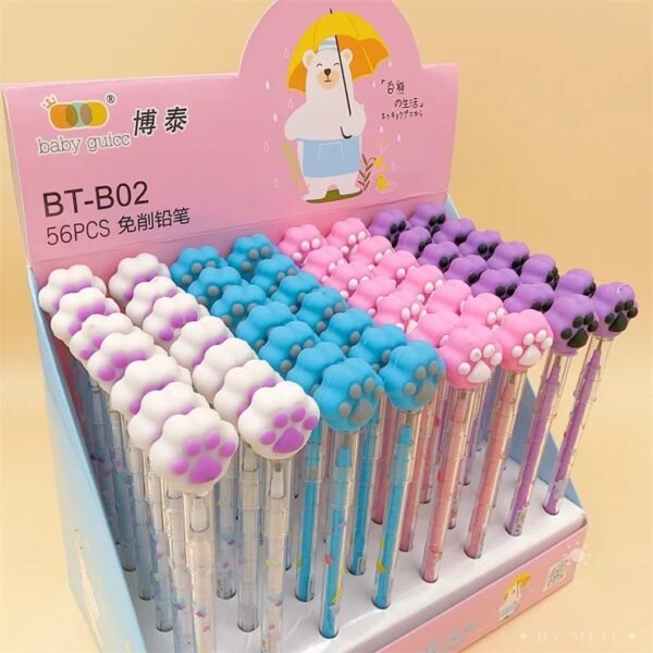 Cat Paw Push Pencils (Set of 4) - Image 3