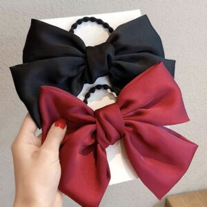 Satin Jumbo Bow Rubberband