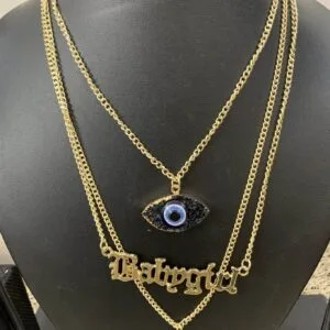 Trendy Three Layered Necklace