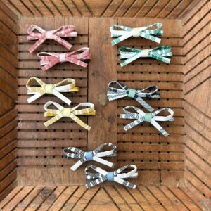 Cute Knot Bow Clip Pair