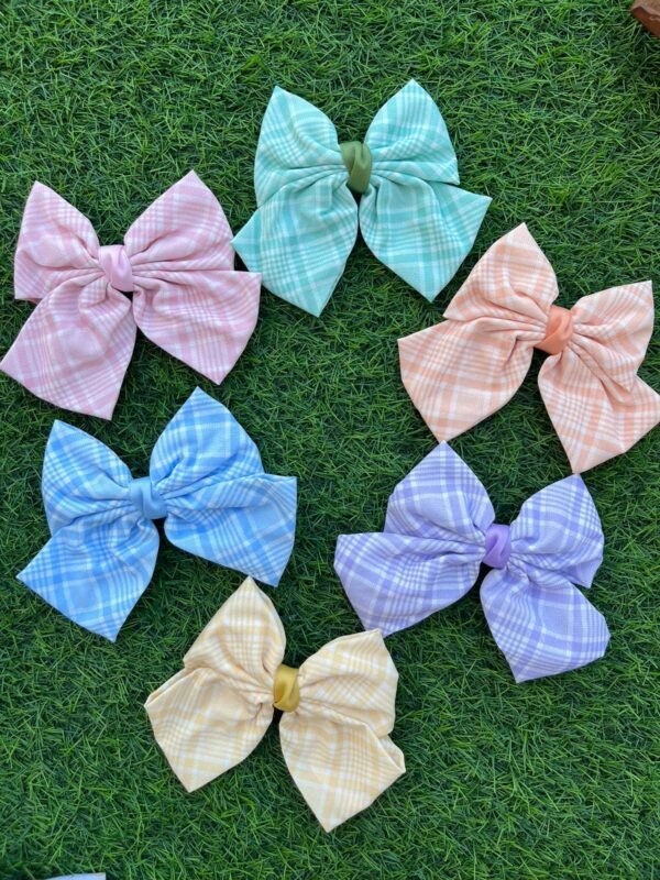 Jumbo Barrette Bow Clips