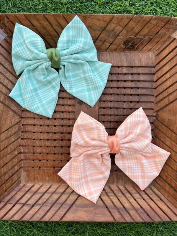 Jumbo Barrette Bow Clips - Image 3