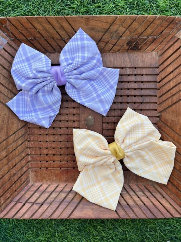 Jumbo Barrette Bow Clips - Image 4