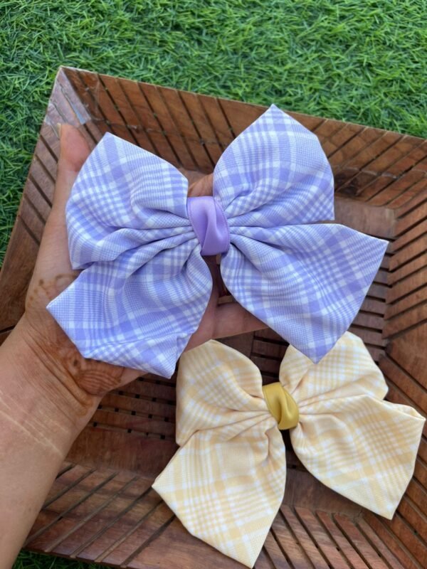 Jumbo Barrette Bow Clips - Image 5