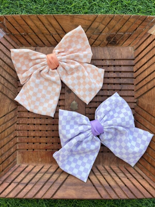 Jumbo Barrette Bow Clips - Image 2