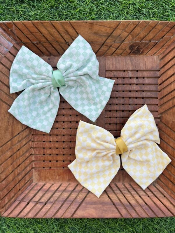 Jumbo Barrette Bow Clips - Image 3