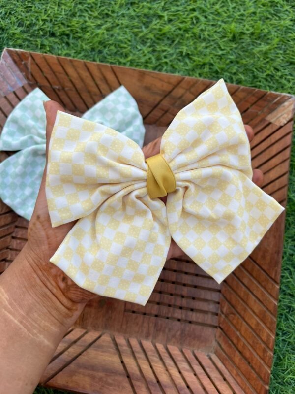 Jumbo Barrette Bow Clips - Image 4