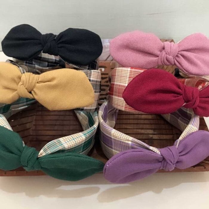 Premium-Checked-Bow-Knot-Hairband1.jpeg