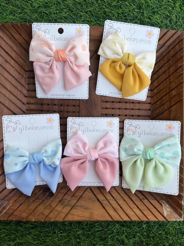 Premium Polka Dot Bow Rubberband