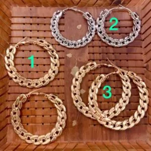 Chain Hoop Earrings