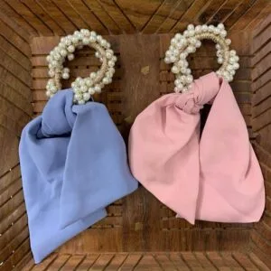 Pastel Pearl Scrunchy