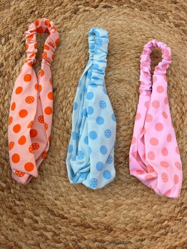 Polka Dot Bandana Headband - Image 4