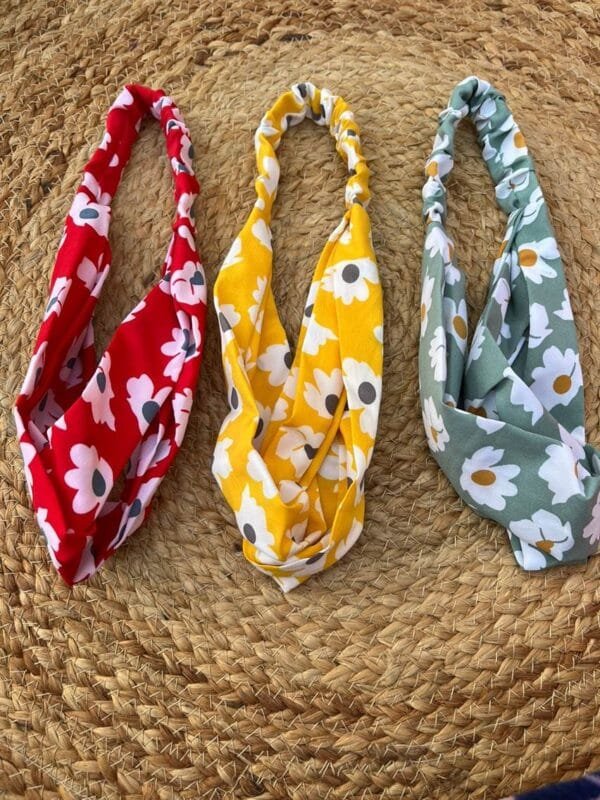 Floral Bandana Headband - Image 2