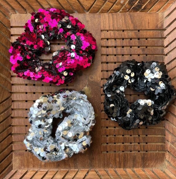 Large Sequin Scrunchies - Image 2