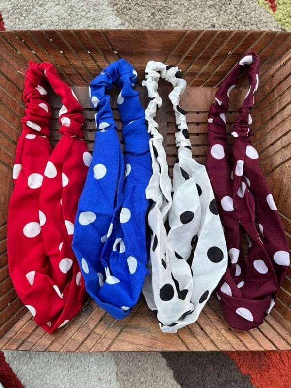 Big Polka Dot Bandana Headbands