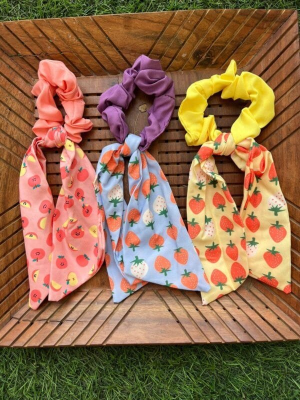 Vibrant Fruity Scrunchies - Image 2