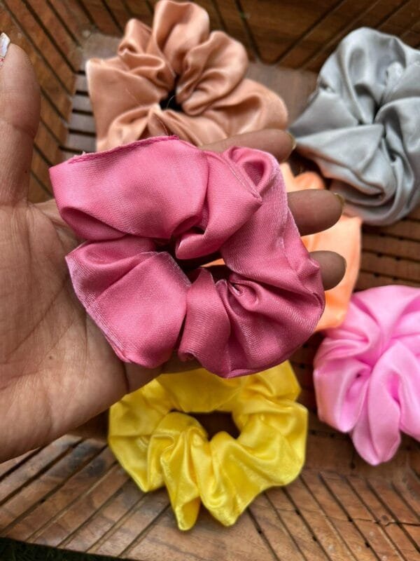 Shinning Crepe Scrunchies - Image 2