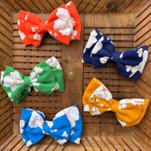Floral Dual Bow Clips