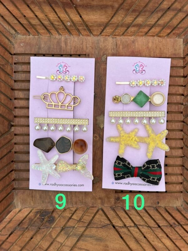 Exclusive Hair Clips Set - Image 5